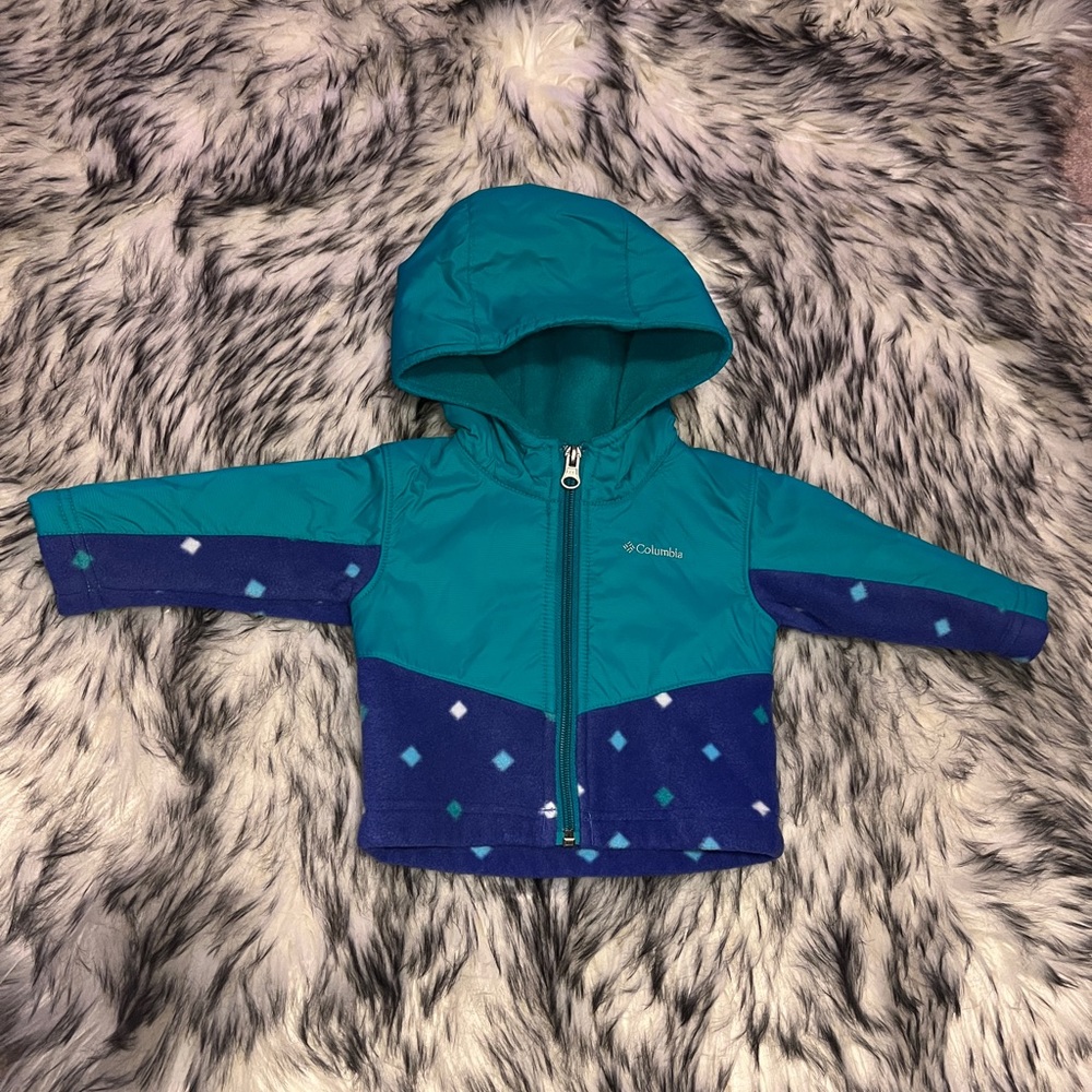 Columbia Steens Mt Overlay Hoodie 3-6M NWOT